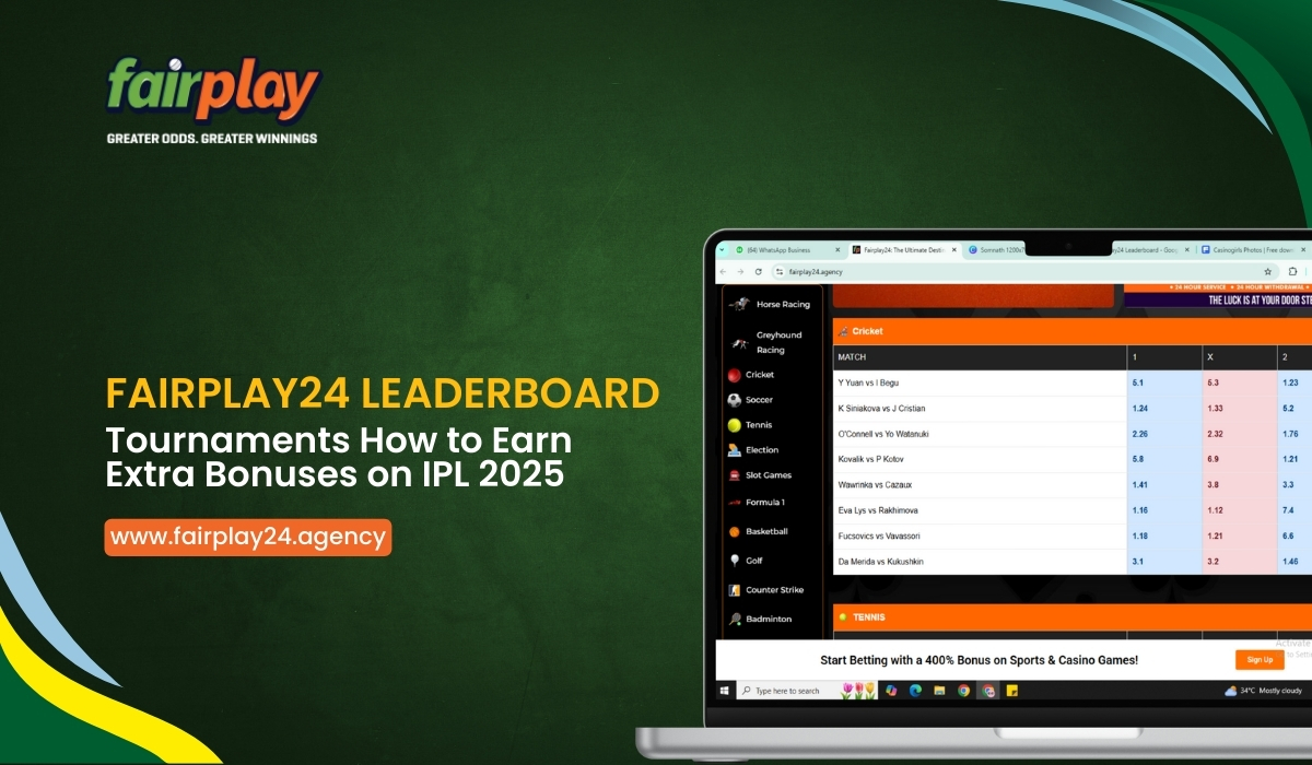 Read more about the article Fairplay24 Leaderboard Tournaments: How to Earn Extra Bonuses on IPL 2025