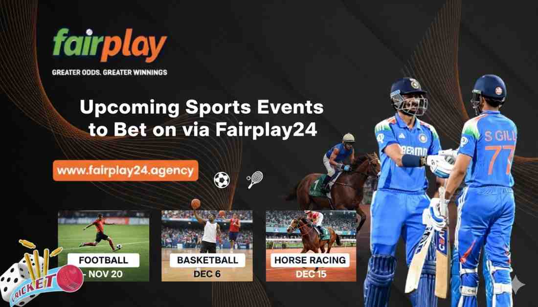 Upcoming Sports Events to Bet on via Fairplay24