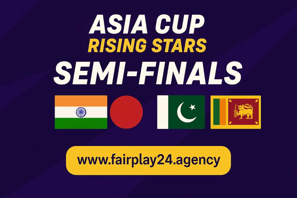 Asia Cup Rising Stars Semi-Finals Today | IND vs BAN, PAK vs SL | Fairplay24