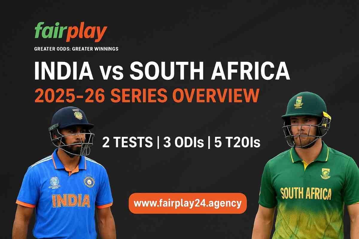 India vs South Africa 2025–26 Series Overview | Fairplay24 Guide