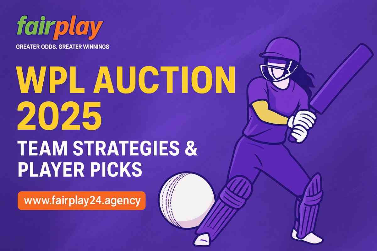 WPL 2026 Auction Preview | Latest Updates, Stats & Teams – Fairplay24